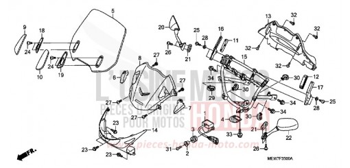 OBERER WINDLAUF (NT700V6,7/NT700VA6,7) NT700VA7 de 2007